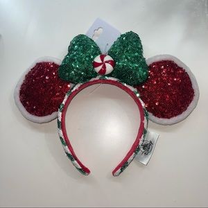 minnie mouse christmas headband